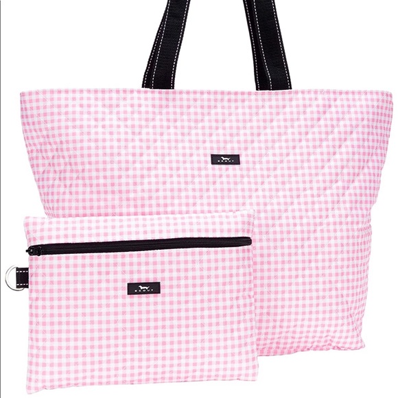 SCOUT Plus 1 Travel Bag Multiple Patterns Available 2 in 1 Foldable Tote Bag Folds into Removable Zipper Pouch